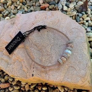 Dyadema 925 Italy Sterling Silver Bead Bracelet, NEW